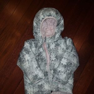 North Face toddler girls' reversible winter jacket